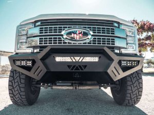 Ford F-250 Bumper - Front - Road Armor - SPARTAN Bolt-On Pre-Runner Guard - Tex Blk - `17-`20